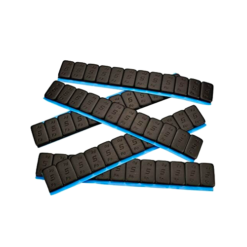 CONTRAPPESO ADESIVO FE RIB. GR 5x12 Vern. NERO pz.100