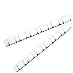 CONTRAPPESO ADESIVO MOTO COLORATO BIANCO pz.15