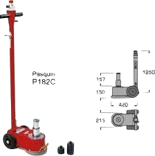 PQ - SOLLEVATORE P182C PASQUIN - 2 SFILATE
