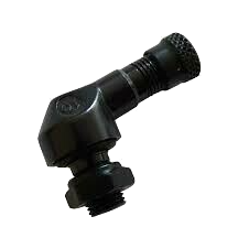 VALVOLA AVV. MOTO 90° ALLUM Ø9mm NERA